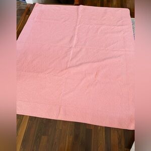 VTG Heavy Matelasse Tufted Bedspread Peach Salmon Pink Quilted Coverlet Quilt